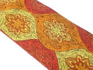 立涌に華紋織り出し名古屋帯